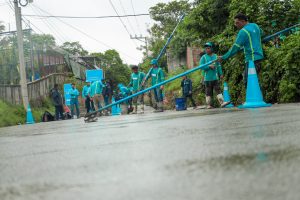 Avanza a buen ritmo la construcción de vía para aliviar congestión en San Miguel